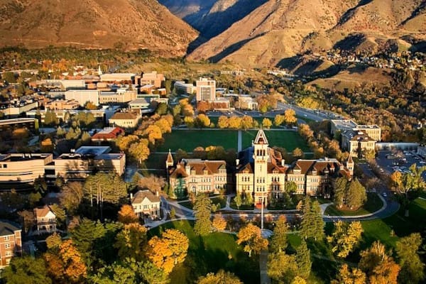 An aerial view of various locations of the University of Colorado.